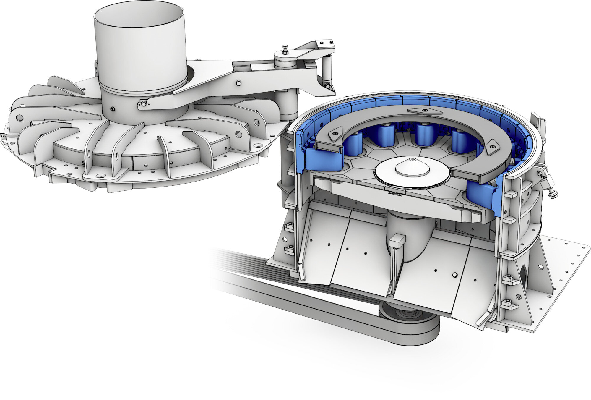 Rotor impact mill (RPM) – sand maker with a vertical shaft